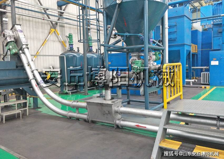 活性炭管链式输送机实拍、管链式提升系统原理介绍