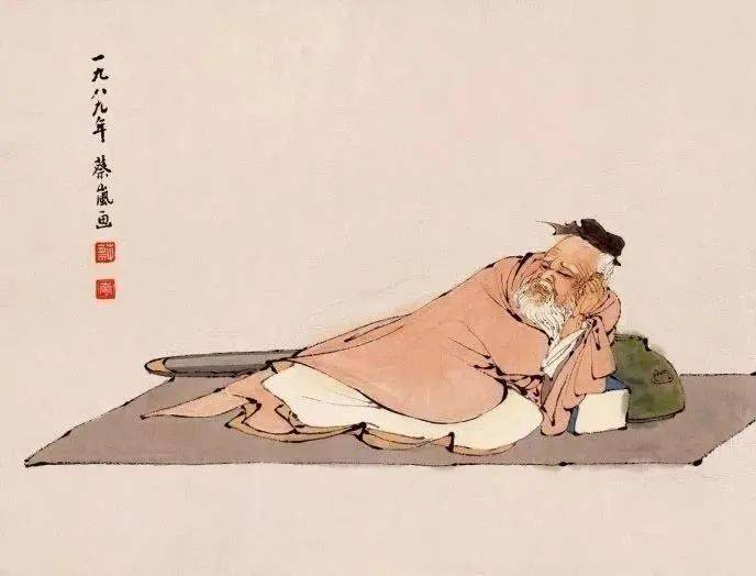 他笔下的高士图,飘逸潇洒!