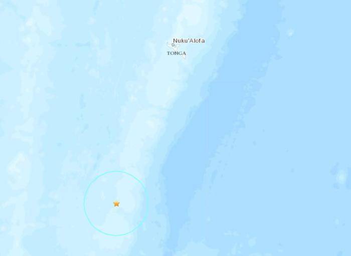 震源|汤加西南部海域发生5.9级地震 震源深度87.6千米