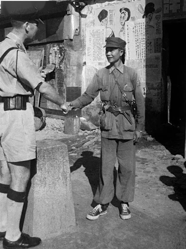 1949年,香港中英街老照片