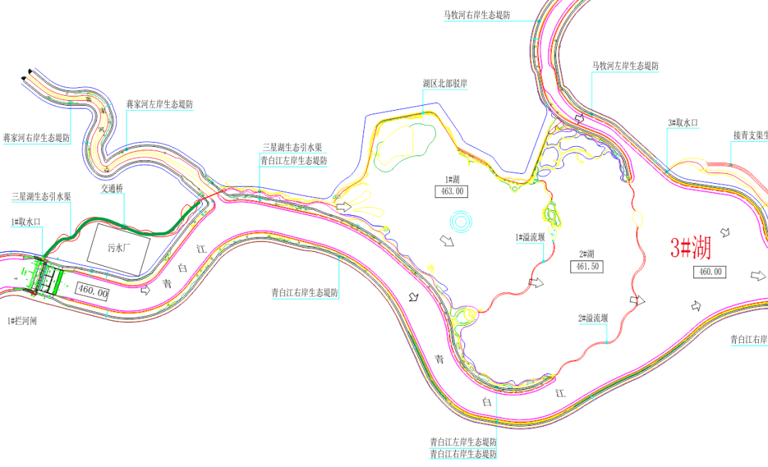 聚焦3号湖成型德阳高新区三星湖初显真容