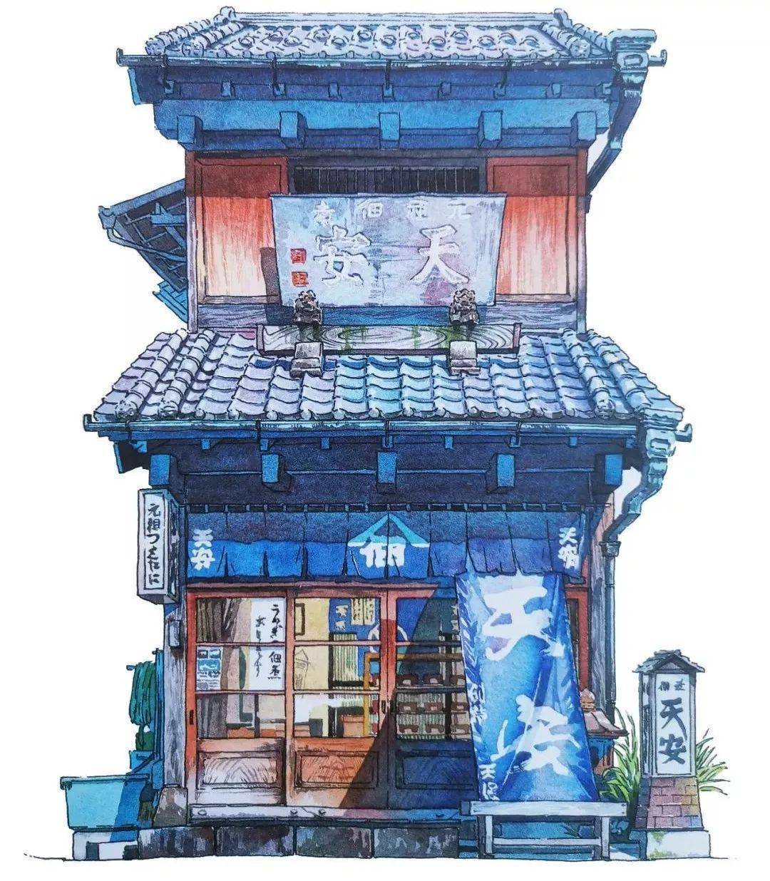 浓浓"宫崎骏"风!用水彩画遍东京50家梦幻小店,竟是个波兰人!