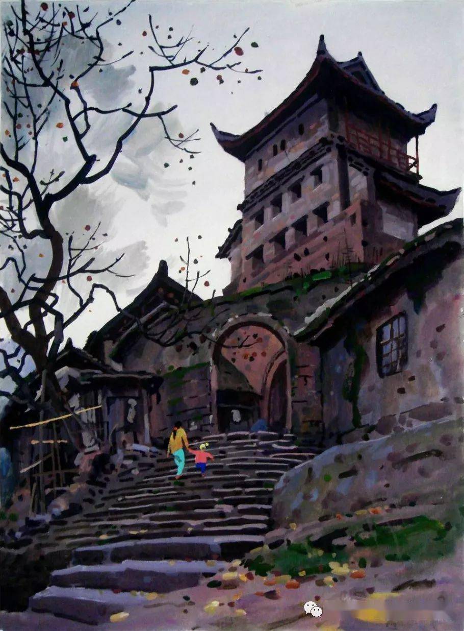 中国画家张礼军绘画作品欣赏