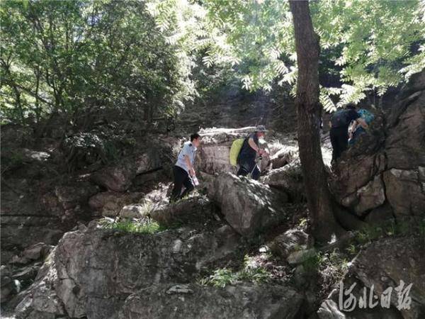救援|4人野游被困深山，河北保定民警8小时紧张救援