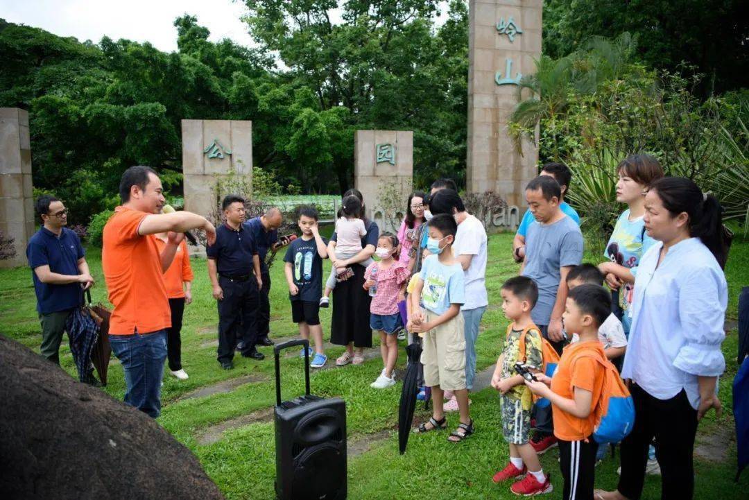 大岭山森林公园首期树木认种认养 自然科普教育正式