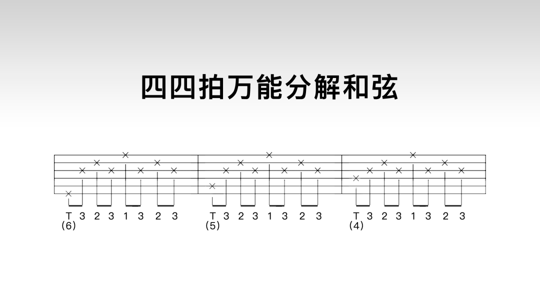 03《44拍万能分解和弦》蓝莓吉他零基础教学