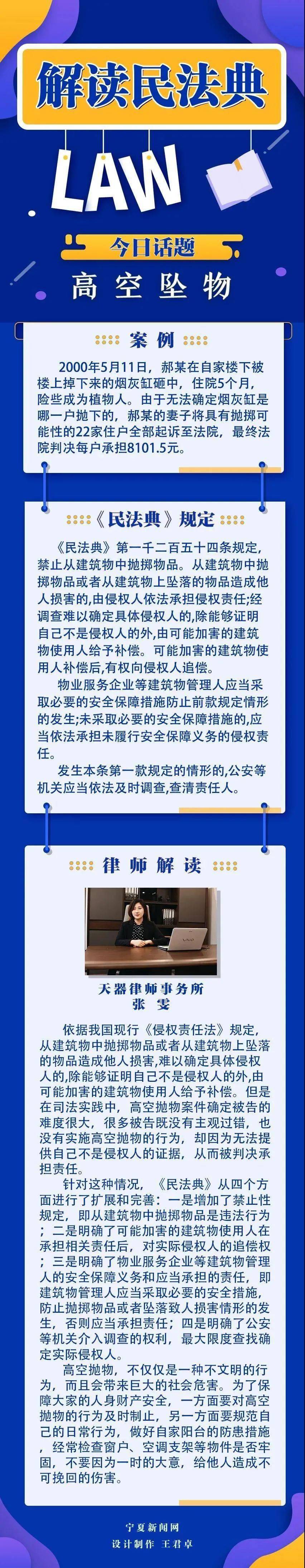 看"典"④ | 别人抛物我担责,不懂法就亏大了!_惠方