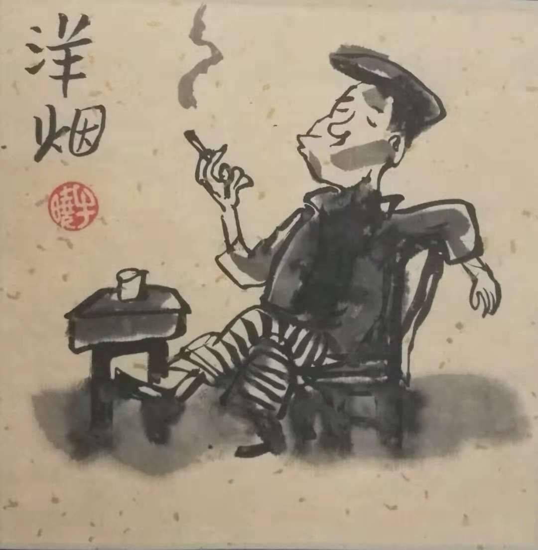 李昆武画老古董