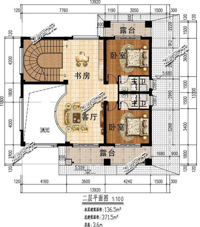 占地135平的欧式别墅,回乡建一栋,甩邻居几条街_洗手间