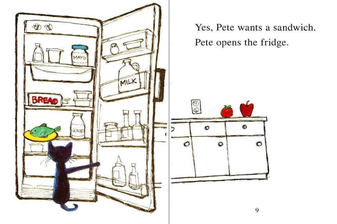 【绘本分享】《Pete The Cat Pete's Big Lunch》皮特的丰盛午餐_is