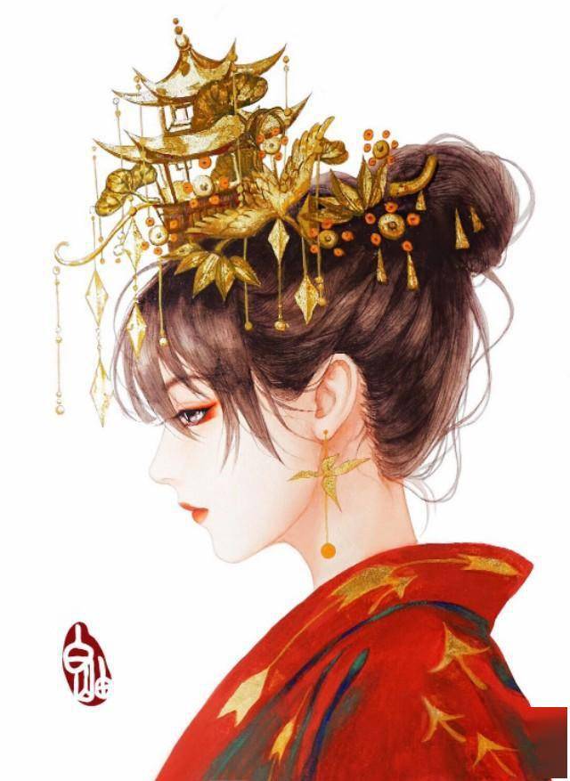 分享一组让人超级惊艳的古风插画