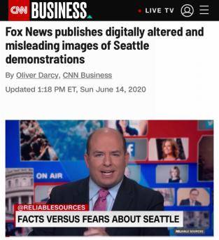 美警察联手右翼媒体 虚假信息“妖魔化”示威者