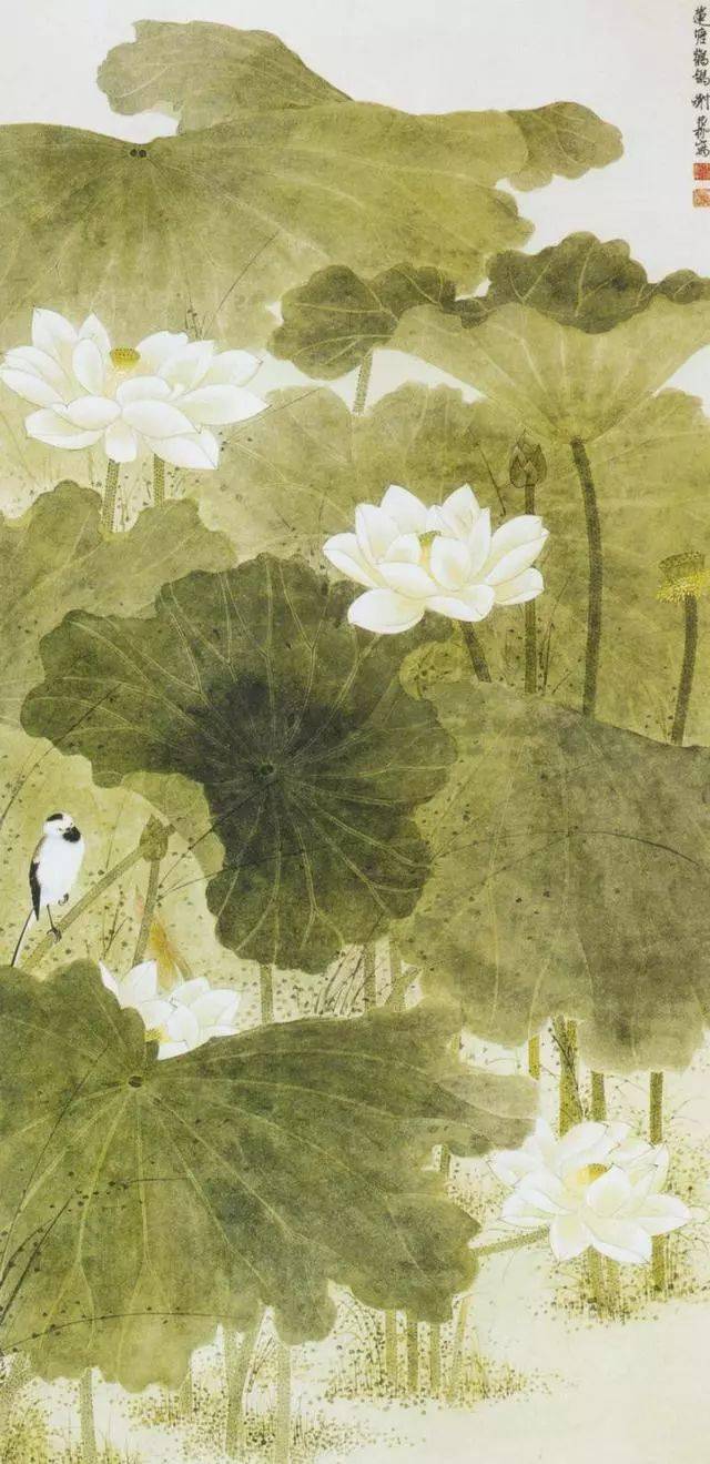 謝稚柳 花鳥 谢稚柳花鸟画欣赏
