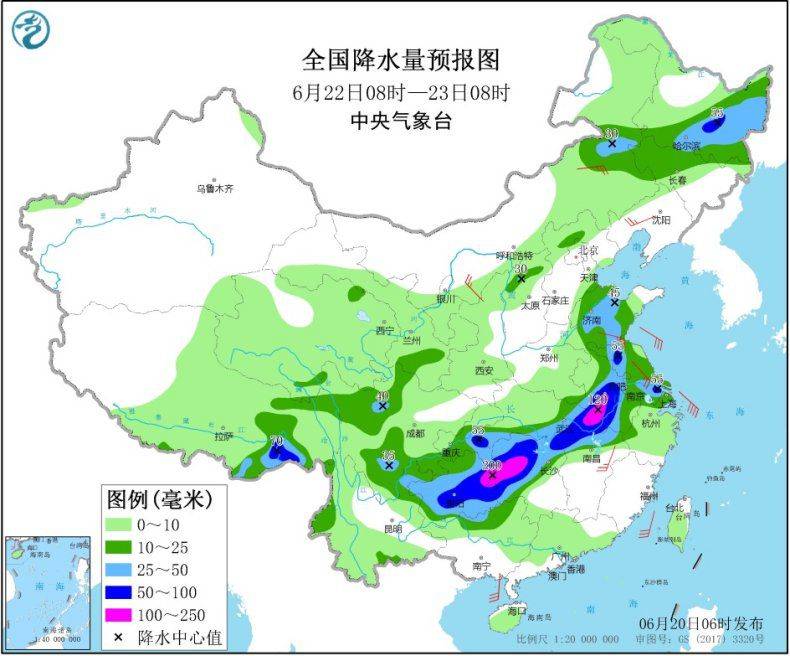 长江中下游等地有强降雨 华北等地将有高温天气