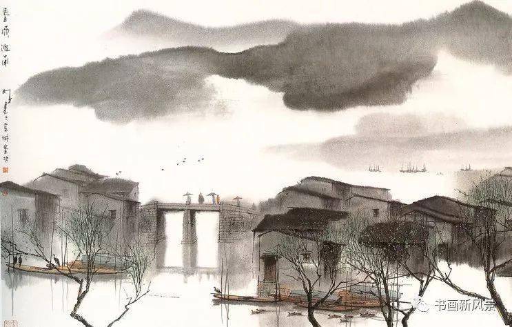 国画中的春雨江南,美透啦!