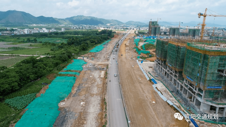 航拍!宾阳东环路扩建及立交桥最新进度,预计春节前将正式通车!