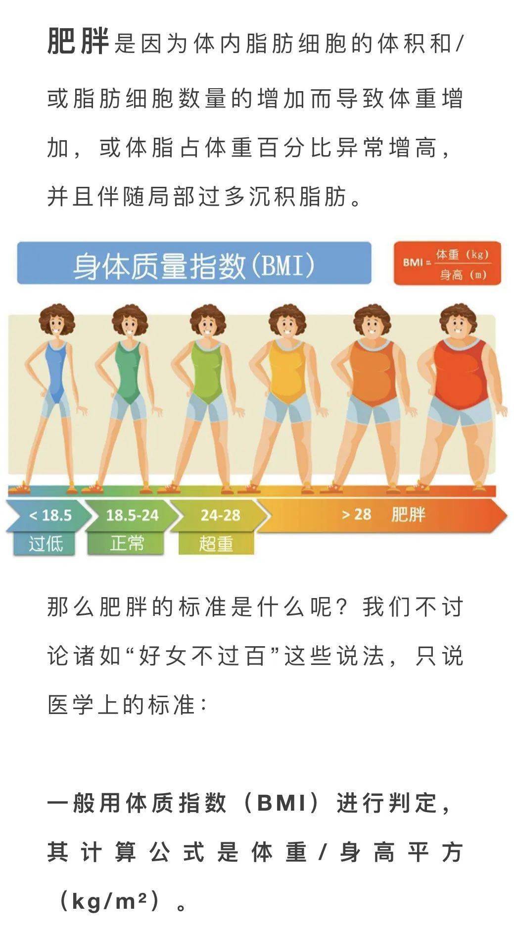 5≤bmi 24kg/m为正常体重范围,24≤bmi 28kg/m为超重,bmi≥28kg/m为肥