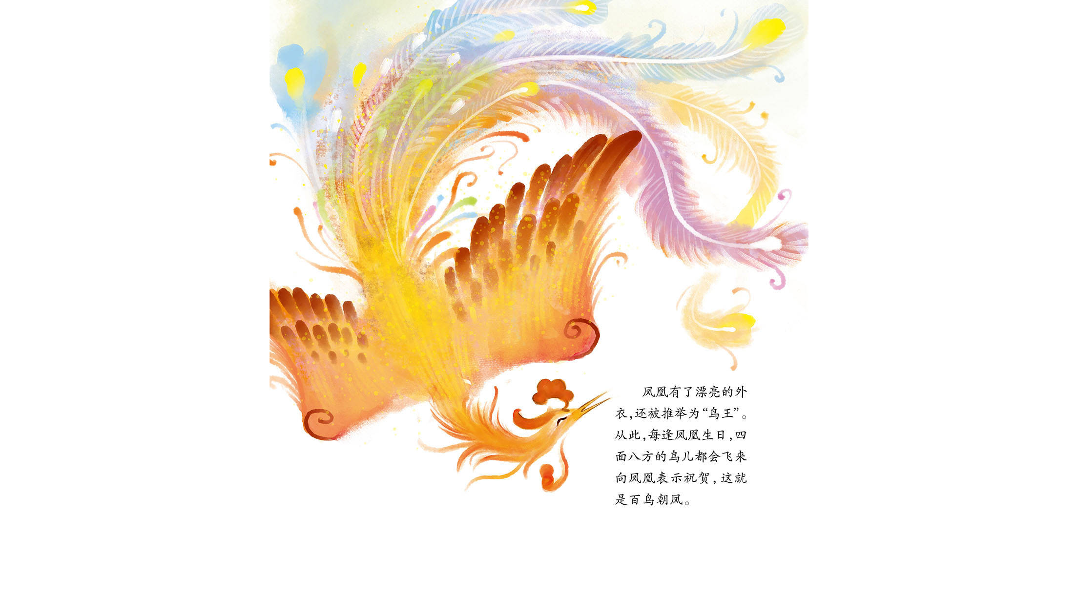 儿童绘本故事推荐《百鸟朝凤》