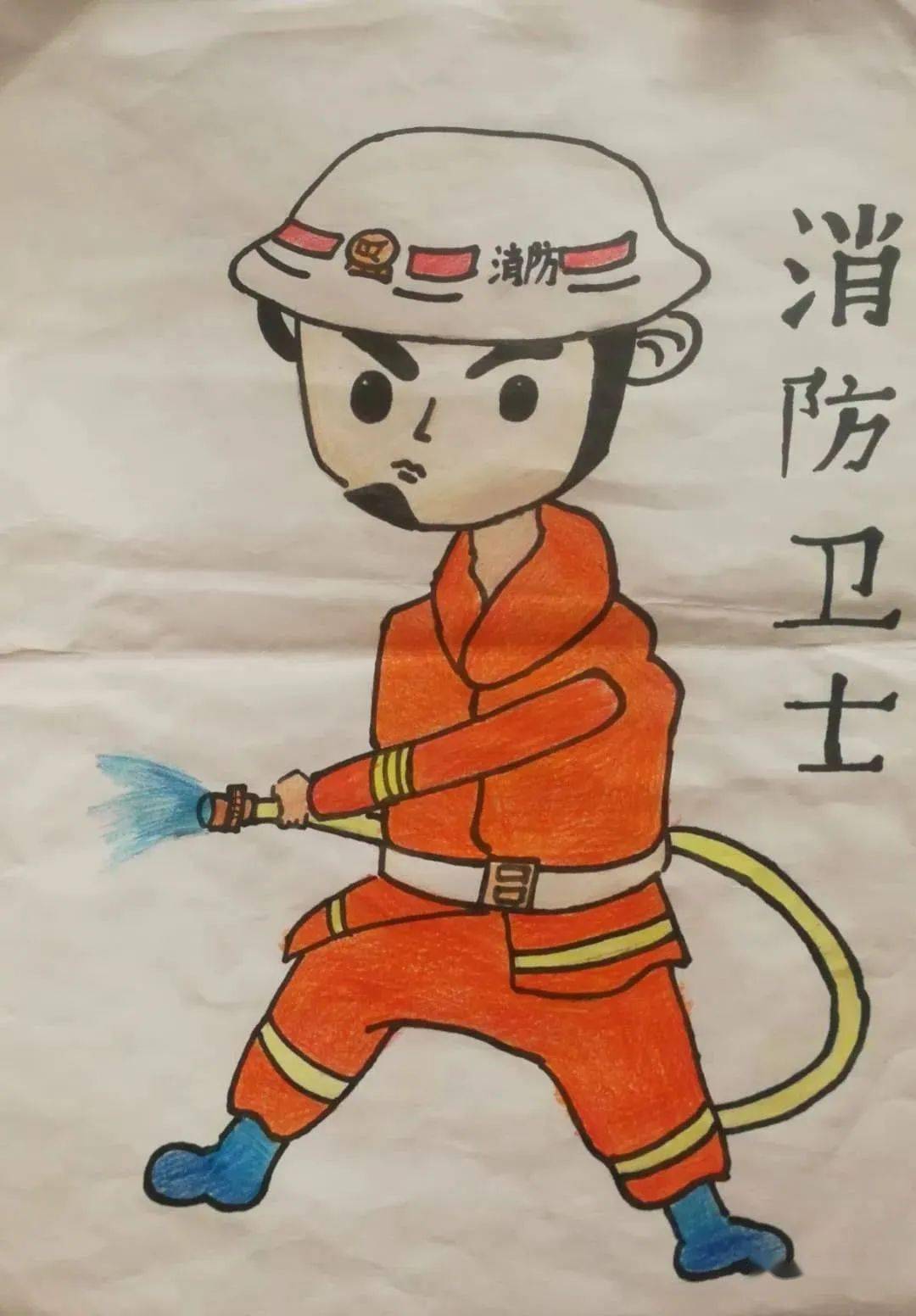 朔州:画出"消防员爸爸"的英雄模样