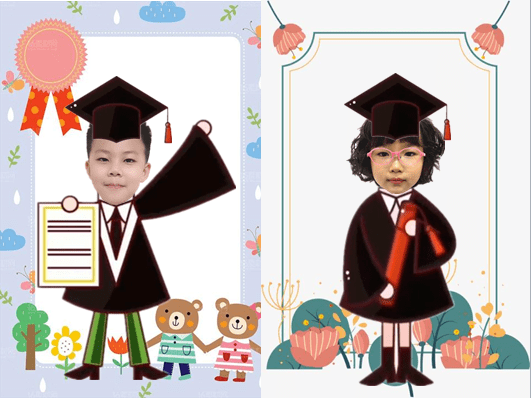展翅高飞正当时,别开生面毕业照 ——春华幼儿园毕业进行时