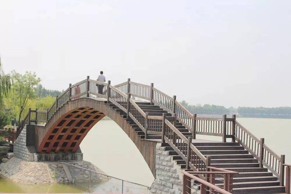 永城日月湖景区要大变样 音乐喷泉 十七孔大桥等等