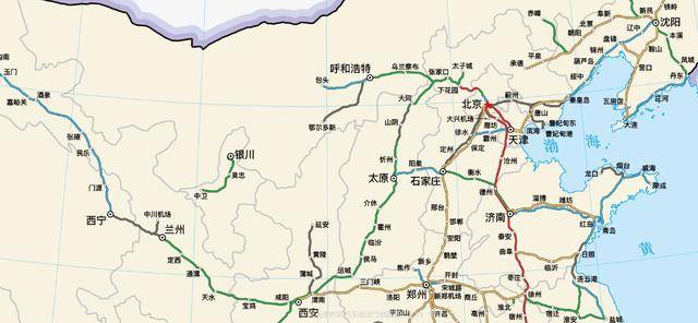 原创中国最新高铁线网图出炉,新增四条高铁线路