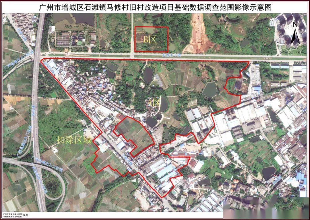 石滩镇马修村旧村改造项目红线图