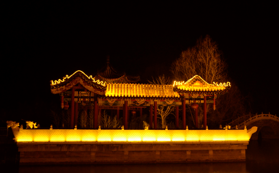 丽正园的夜景让百无聊赖的夏日夜晚燥起来吧!