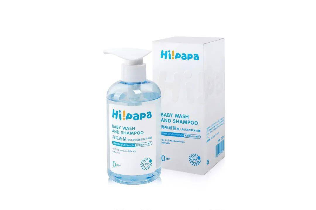 Hipapa|洗澡、洗头、净水三合一的免冲洗儿童沐浴露