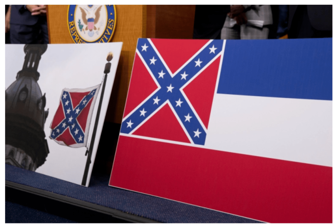继"推倒雕像"行动升级,密西西比废除邦联符号的百年州旗