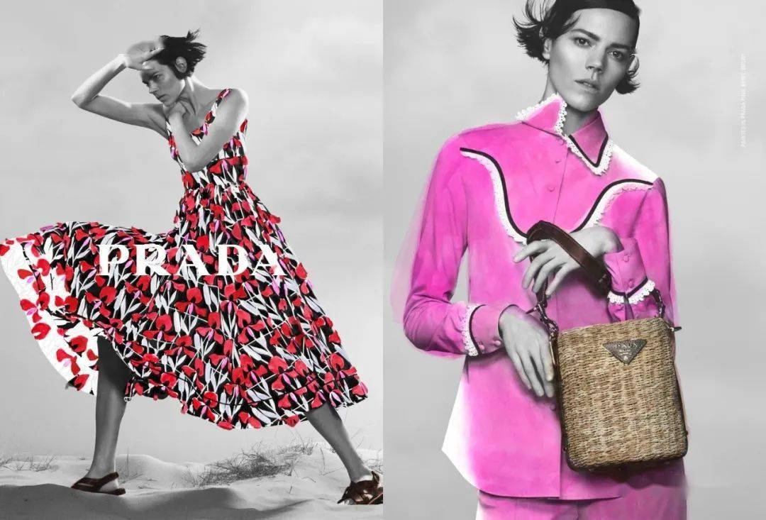prada | 2020早秋系列广告,独到的色彩重释经典时装