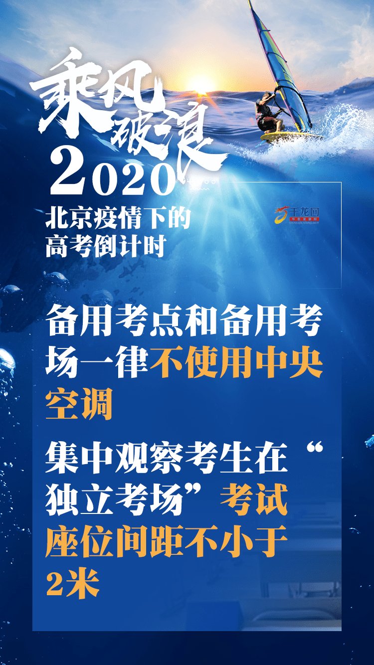 高考|海报|乘风破浪！2020北京疫情下的高考倒计时