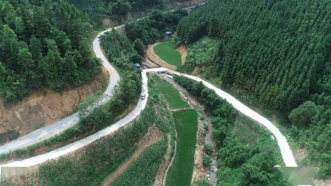 在黄文秀牺牲半年后,她为村里申请修建的几条道路已经陆续完工.