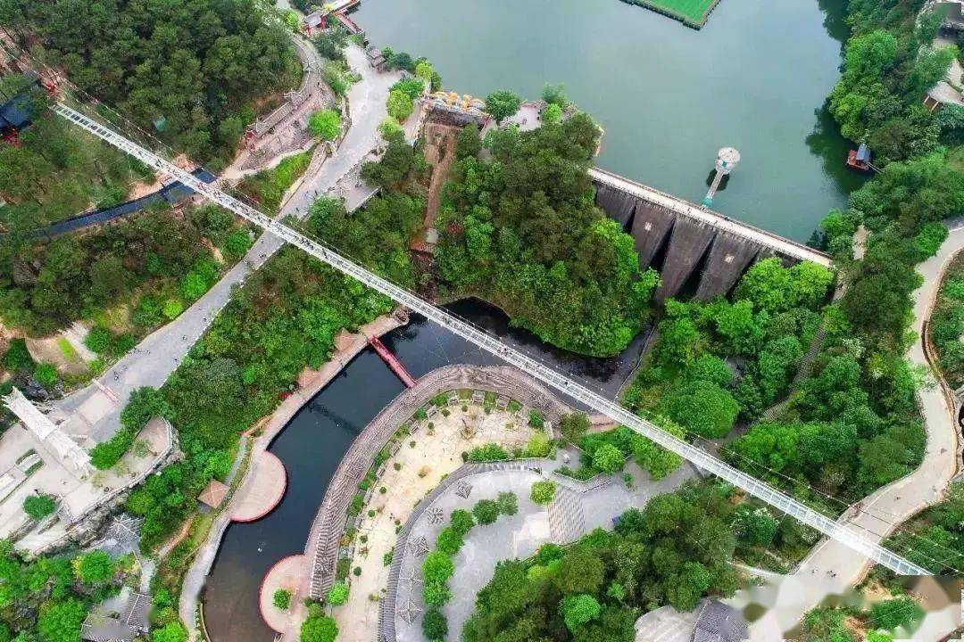 水库尾部建设有水上栈道长约4公里,周边都是原生态的森林,是天然的