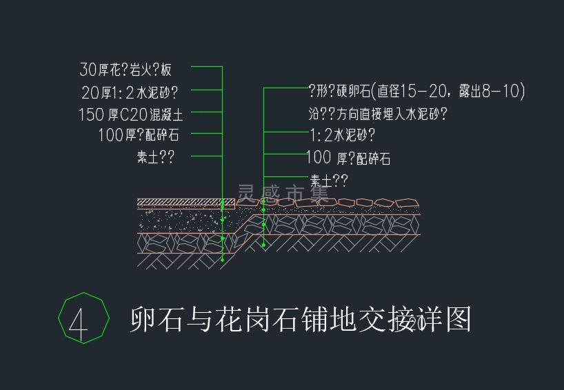 连砖块造型都是爱你的形状(附220种道路园路铺装详图图集)