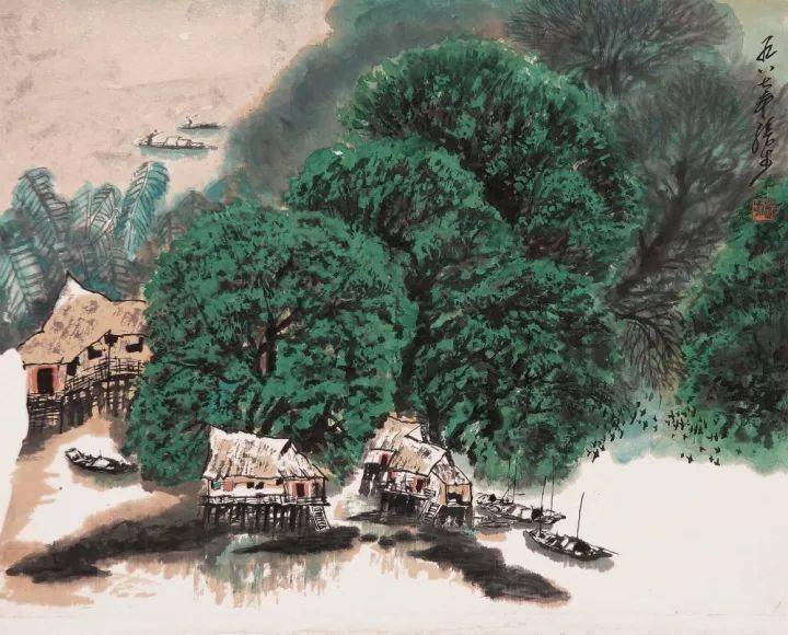 浓墨重彩写江山|张步彩墨山水画赏析(90幅)