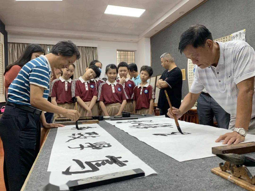 书法名家进校园,翰墨留痕逸芬芳_常平