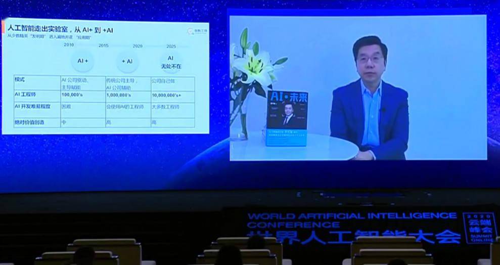 李开复：从“AI+”到“+AI”，技术正在重构中国经济|2020WAIC