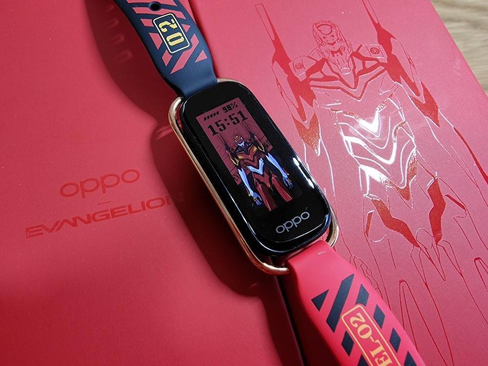 oppo 手环 eva 限定版以新世纪福音战士中 eva 二号机驾驶员明日香