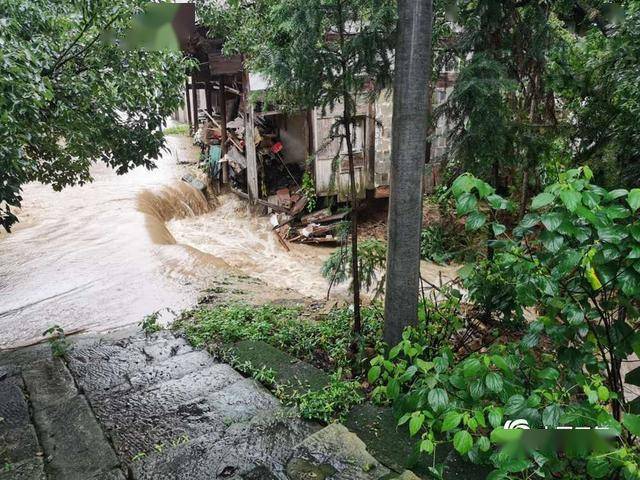 (图/何怀国)铅山县湖坊镇居民屋后滑坡.