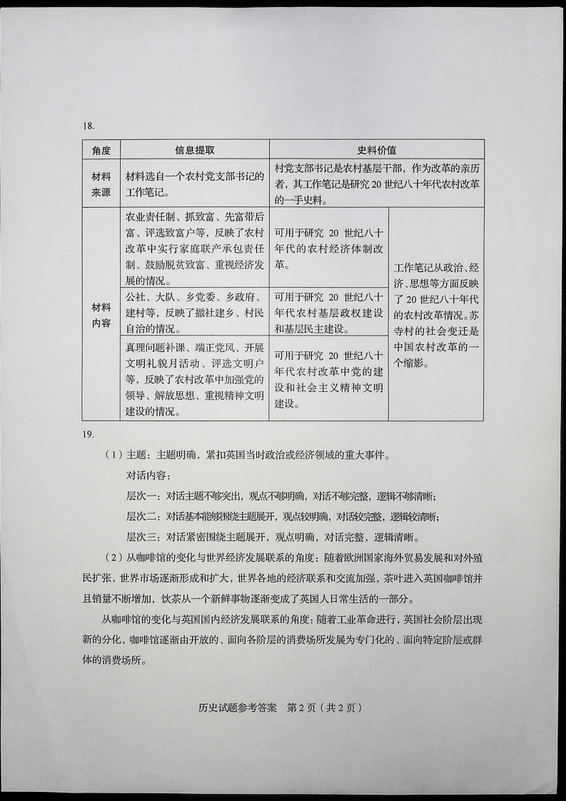 答案|高考答案 | 2020年山东高考答案来啦！