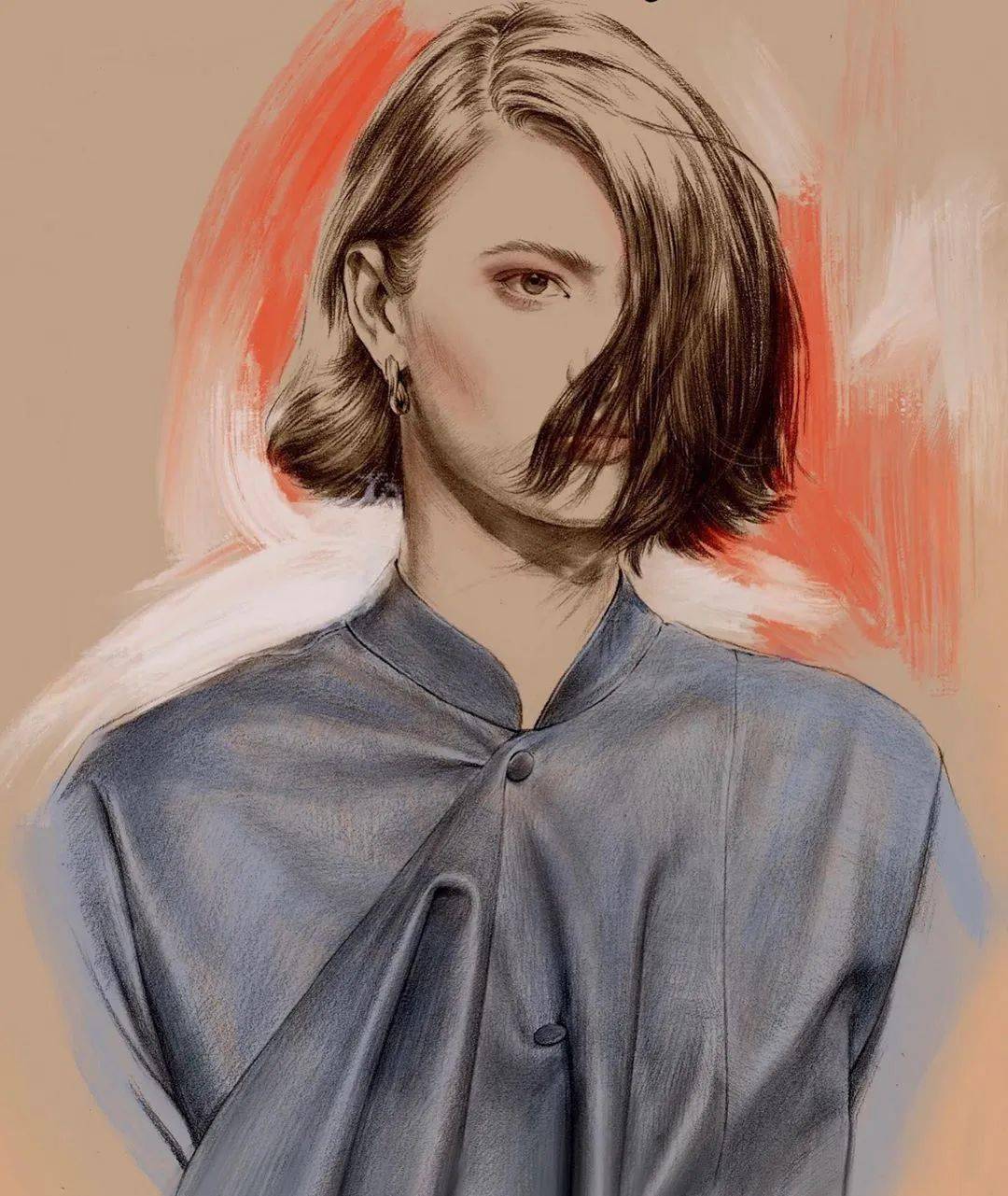 大神|时装画灵感|三庭五眼傻傻分不清楚?大神Nadia Coolrista超美步骤分享!