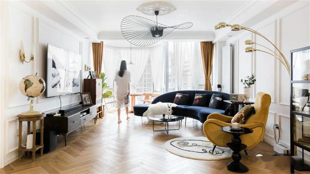 元素|美到窒息！北京夫妻的135㎡两室，多种vintage元素，打造极致惊艳之家！