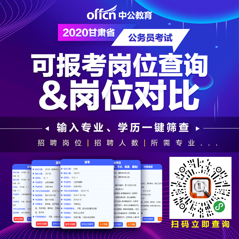 2020甘肃省考笔试成_2020年甘肃白银公务员考试拟录用公示(2)