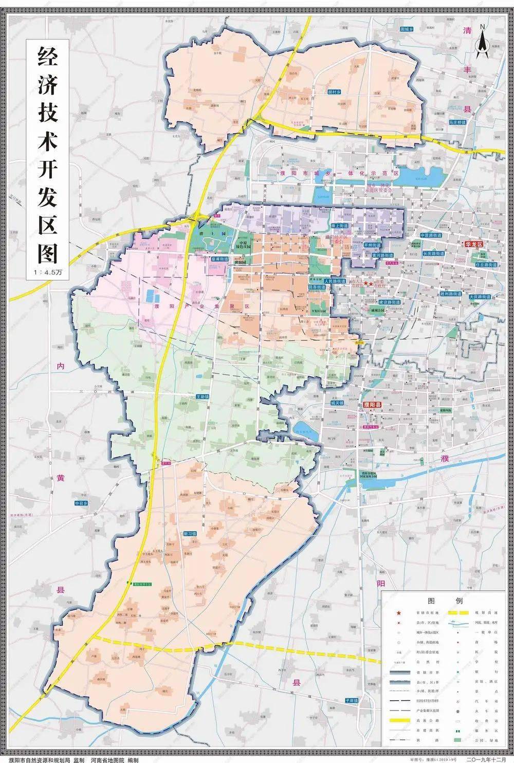 【最新】11幅最新版濮阳五县一区标准地图发布!清丰人