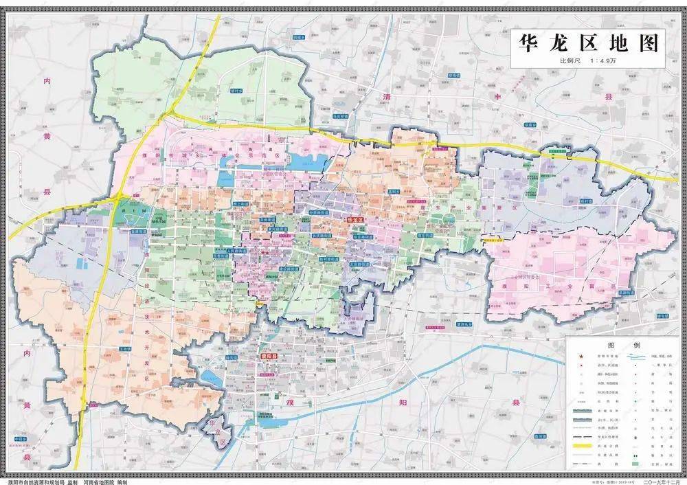 11幅最新版濮阳标准地图发布67台前人可免费下载
