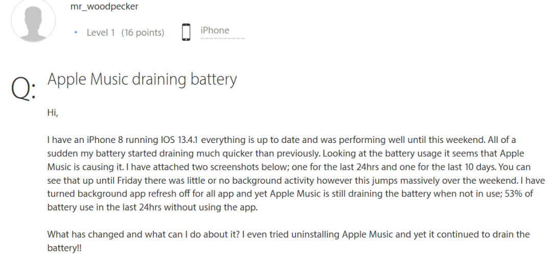 App|这款自带App导致iPhone耗电严重？外媒：苹果承认了，建议恢复出厂设置