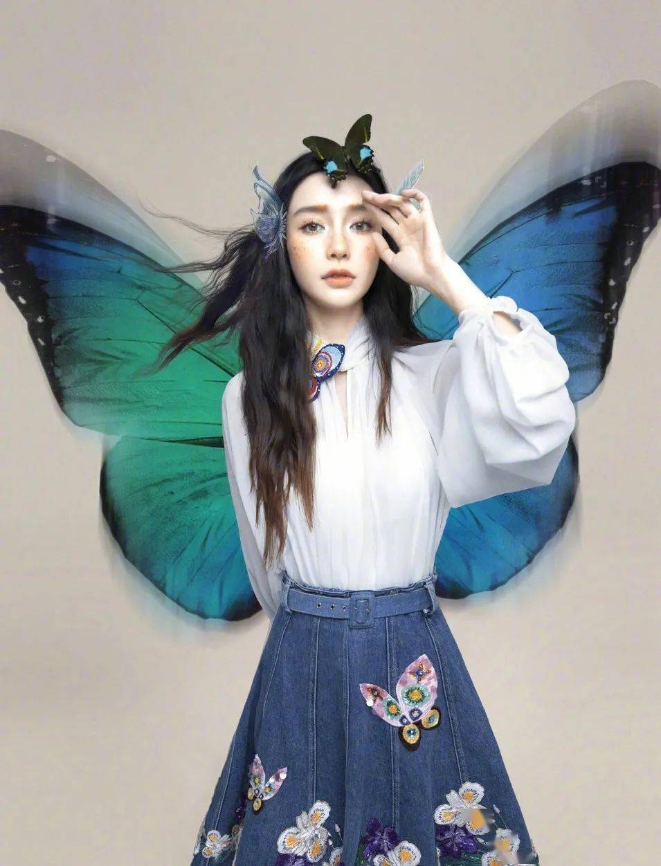 Jennie|继A$AP Rocky之后，Jennie、Kylie等人的种草又让蝴蝶元素在今年爆火。