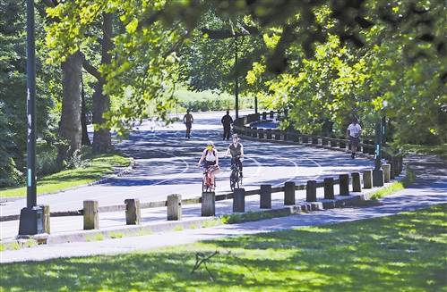 影响|疫情下纽约中央公园客流减少（图）