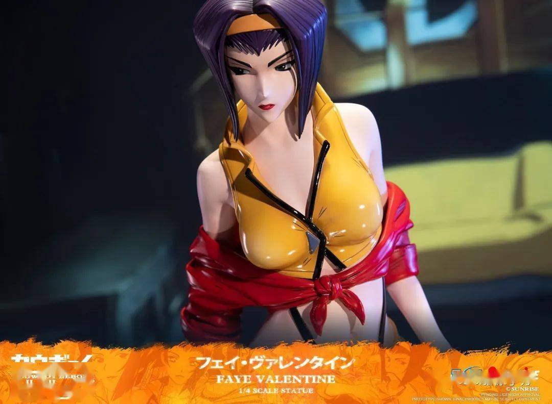 5寸 星际牛仔 faye valentine 菲瓦伦坦 雕像!